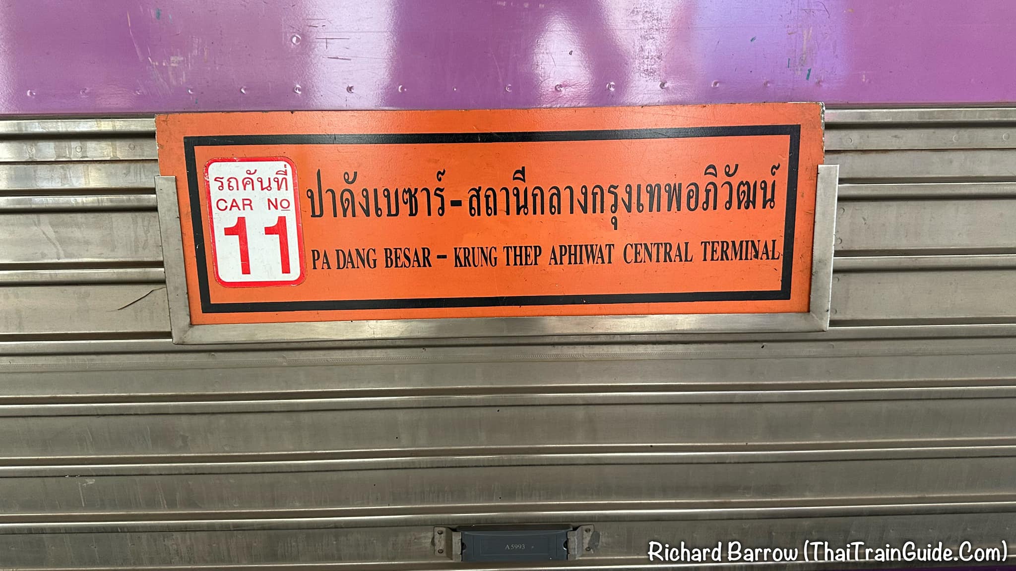 Thai Train Guide